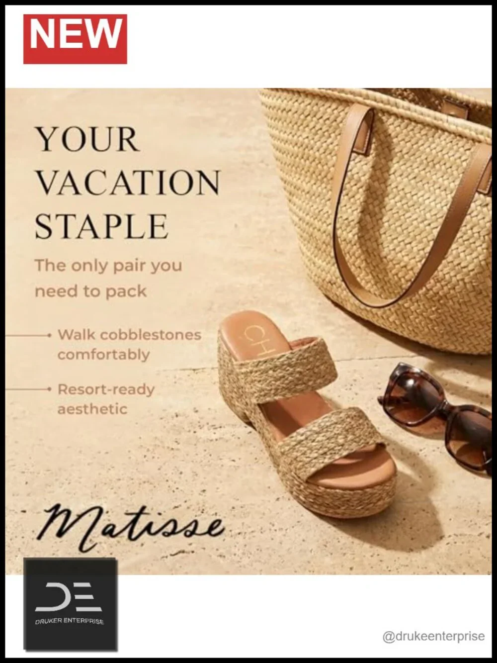 Woven Raffia Platform Wedge Sandals with Padded Footbed